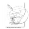 Eleville Unframed Punta Cana Dominican Republic City View Abstract Road Modern Map Art Print Poster Wall Office Home Decor Minimalist Line Art Hometown wgn456 - Image 8