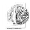 Eleville Unframed Riga Latvia City View Abstract Road Modern Map Art Print Poster Wall Office Home Decor Minimalist Line Art Hometown wgn462 - Image 8