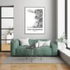 Eleville Unframed Saint Petersburg Russia City View Abstract Road Modern Map Art Print Poster Wall Office Home Decor Minimalist Line Art Hometown wgn469 - Image 7