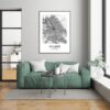 Eleville Unframed San Jose California City View Abstract Road Modern Map Art Print Poster Wall Office Home Decor Minimalist Line Art Hometown wgn475 - Image 7