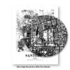 Eleville Unframed Santiago Chile City View Abstract Road Modern Map Art Print Poster Wall Office Home Decor Minimalist Line Art Hometown wgn477 - Image 8