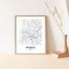 Eleville Unframed Seville Spain City View Abstract Road Modern Map Art Print Poster Wall Office Home Decor Minimalist Line Art Hometown wgn486 - Image 5