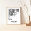 Eleville Unframed Singapore Singapore City View Abstract Road Modern Map Art Print Poster Wall Office Home Decor Minimalist Line Art Hometown wgn491 - Image 5