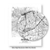 Eleville Unframed Sofia Bulgaria City View Abstract Road Modern Map Art Print Poster Wall Office Home Decor Minimalist Line Art Hometown wgn494 - Image 8