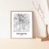 Eleville Unframed Strasbourg France City View Abstract Road Modern Map Art Print Poster Wall Office Home Decor Minimalist Line Art Hometown wgn502 - Image 5