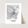 Eleville Unframed Sydney Australia City View Abstract Road Modern Map Art Print Poster Wall Office Home Decor Minimalist Line Art Hometown wgn503 - Image 3