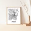 Eleville Unframed Sydney Australia City View Abstract Road Modern Map Art Print Poster Wall Office Home Decor Minimalist Line Art Hometown wgn503 - Image 5