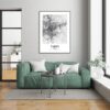 Eleville Unframed Taipei Taiwan City View Abstract Road Modern Map Art Print Poster Wall Office Home Decor Minimalist Line Art Hometown wgn506 - Image 7