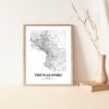 Eleville Unframed Thessaloniki Greece City View Abstract Road Modern Map Art Print Poster Wall Office Home Decor Minimalist Line Art Hometown wgn513 - Image 5