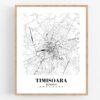 Eleville Unframed Timisoara Romania City View Abstract Road Modern Map Art Print Poster Wall Office Home Decor Minimalist Line Art Hometown wgn514 - Image 4