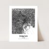 Eleville Unframed Tokyo Japan City View Abstract Road Modern Map Art Print Poster Wall Office Home Decor Minimalist Line Art Hometown wgn517 - Image 3