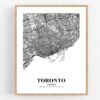 Eleville Unframed Toronto Canada City View Abstract Road Modern Map Art Print Poster Wall Office Home Decor Minimalist Line Art Hometown wgn519 - Image 4