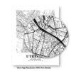 Eleville Unframed Utrecht Netherlands City View Abstract Road Modern Map Art Print Poster Wall Office Home Decor Minimalist Line Art Hometown wgn524 - Image 8
