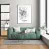 Eleville Unframed Valencia Spain City View Abstract Road Modern Map Art Print Poster Wall Office Home Decor Minimalist Line Art Hometown wgn525 - Image 7