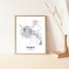 Eleville Unframed Venice Italy City View Abstract Road Modern Map Art Print Poster Wall Office Home Decor Minimalist Line Art Hometown wgn529 - Image 5