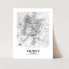 Eleville Unframed Vilnius Lithuania City View Abstract Road Modern Map Art Print Poster Wall Office Home Decor Minimalist Line Art Hometown wgn533 - Image 3