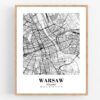 Eleville Unframed Warsaw Poland City View Abstract Road Modern Map Art Print Poster Wall Office Home Decor Minimalist Line Art Hometown wgn536 - Image 4