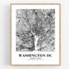 Eleville Unframed Washington DC United States City View Abstract Road Modern Map Art Print Poster Wall Office Home Decor Minimalist Line Art Hometown wgn537 - Image 4