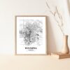 Eleville Unframed Winnipeg Manitoba City View Abstract Road Modern Map Art Print Poster Wall Office Home Decor Minimalist Line Art Hometown wgn541 - Image 5