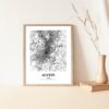 Eleville Unframed Austin Texas City View Abstract Road Modern Map Art Print Poster Wall Office Home Decor Minimalist Line Art Hometown wgn547 - Image 5