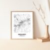 Eleville Unframed Hershey Pennsylvania City View Abstract Road Modern Map Art Print Poster Wall Office Home Decor Minimalist Line Art Hometown wgn549 - Image 5