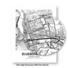 Eleville Unframed Harrisburg Pennsylvania City View Abstract Road Modern Map Art Print Poster Wall Office Home Decor Minimalist Line Art Hometown wgn550 - Image 8