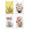 Eleville Fashion Kitchen Towels Fashion Set of 4 Dish Towel Set Daughter Mother Family Inspirational Quotes Saying Words Wisdom Wedding Housewarming KTN001 - Image 3