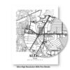 Eleville Unframed Allen Texas City View Abstract Modern Map Art Print Poster Wall Office Home Decor Line Art wgn561 - Image 8