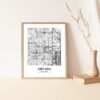 Eleville Unframed Arvada Colorado City View Abstract Modern Map Art Print Poster Wall Office Home Decor Line Art wgn566 - Image 5
