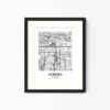 Eleville Unframed Aurora Colorado City View Abstract Modern Map Art Print Poster Wall Office Home Decor Line Art wgn567 - Image 4