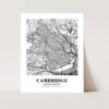 Eleville Unframed Cambridge Massachusetts City View Abstract Modern Map Art Print Poster Wall Office Home Decor Line Art wgn579 - Image 3