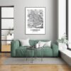 Eleville Unframed Cambridge Massachusetts City View Abstract Modern Map Art Print Poster Wall Office Home Decor Line Art wgn579 - Image 7