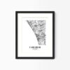 Eleville Unframed Carlsbad California City View Abstract Modern Map Art Print Poster Wall Office Home Decor Line Art wgn581 - Image 4