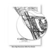 Eleville Unframed Carlsbad California City View Abstract Modern Map Art Print Poster Wall Office Home Decor Line Art wgn581 - Image 8