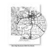 Eleville Unframed Cary North Carolina City View Abstract Modern Map Art Print Poster Wall Office Home Decor Line Art wgn583 - Image 8