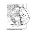 Eleville Unframed Chesapeake Virginia City View Abstract Modern Map Art Print Poster Wall Office Home Decor Line Art wgn587 - Image 8