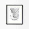 Eleville Unframed Chula Vista California City View Abstract Modern Map Art Print Poster Wall Office Home Decor Line Art wgn588 - Image 4