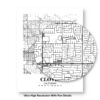 Eleville Unframed Clovis California City View Abstract Modern Map Art Print Poster Wall Office Home Decor Line Art wgn591 - Image 8