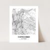 Eleville Unframed Concord California City View Abstract Modern Map Art Print Poster Wall Office Home Decor Line Art wgn593 - Image 3