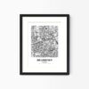 Eleville Unframed Dearborn Michigan City View Abstract Modern Map Art Print Poster Wall Office Home Decor Line Art wgn601 - Image 4
