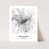Eleville Unframed Escondido California City View Abstract Modern Map Art Print Poster Wall Office Home Decor Line Art wgn610 - Image 3