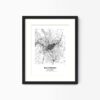 Eleville Unframed Escondido California City View Abstract Modern Map Art Print Poster Wall Office Home Decor Line Art wgn610 - Image 4