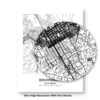 Eleville Unframed Escondido California City View Abstract Modern Map Art Print Poster Wall Office Home Decor Line Art wgn610 - Image 8