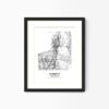 Eleville Unframed Everett Washington City View Abstract Modern Map Art Print Poster Wall Office Home Decor Line Art wgn612 - Image 4