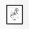 Eleville Unframed Fairfield California City View Abstract Modern Map Art Print Poster Wall Office Home Decor Line Art wgn613 - Image 4