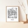 Eleville Unframed Fontana California City View Abstract Modern Map Art Print Poster Wall Office Home Decor Line Art wgn616 - Image 5