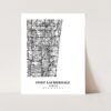 Eleville Unframed Fort Lauderdale Florida City View Abstract Modern Map Art Print Poster Wall Office Home Decor Line Art wgn617 - Image 3