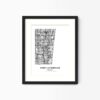 Eleville Unframed Fort Lauderdale Florida City View Abstract Modern Map Art Print Poster Wall Office Home Decor Line Art wgn617 - Image 4