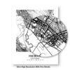 Eleville Unframed Fremont California City View Abstract Modern Map Art Print Poster Wall Office Home Decor Line Art wgn618 - Image 8