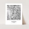 Eleville Unframed Glendale Arizona City View Abstract Modern Map Art Print Poster Wall Office Home Decor Line Art wgn624 - Image 3